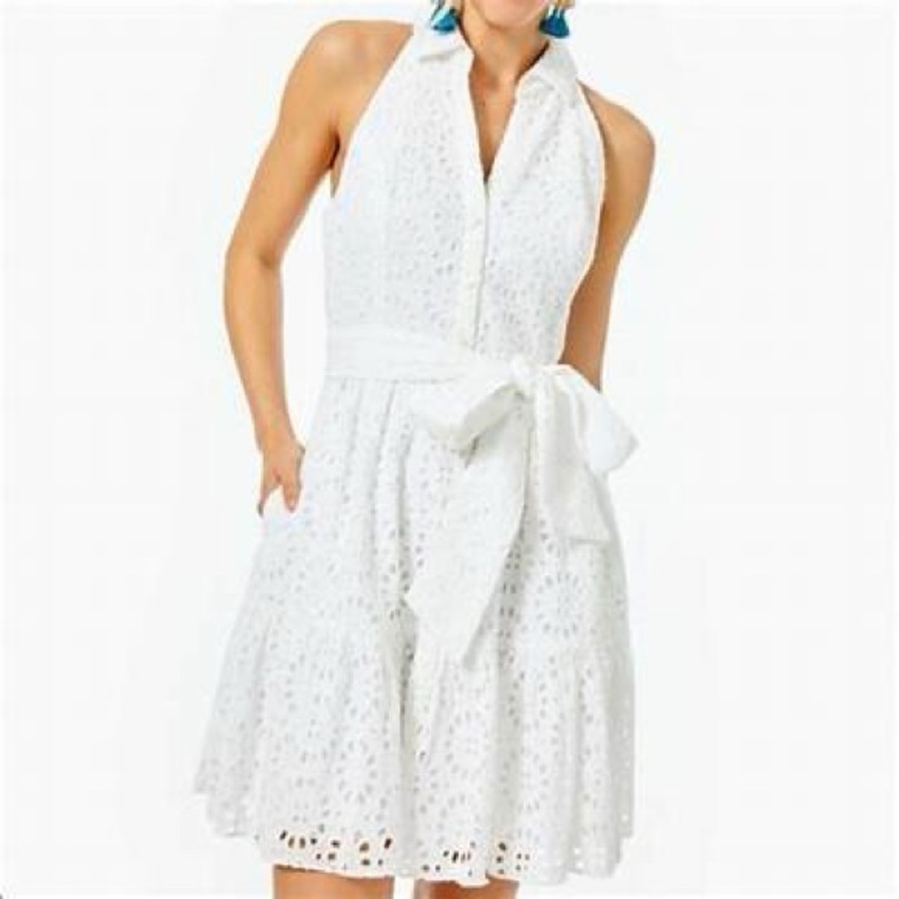 Lilly Pulitzer Trisha Shirtdress NWT White